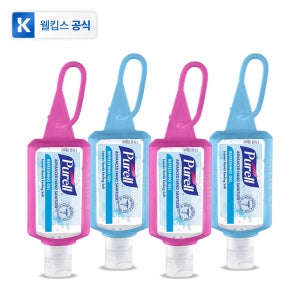 퓨렐 휴대용 손소독제 30mL 젤리랩 4개