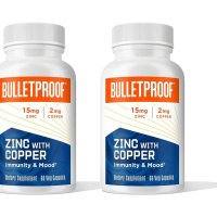 Bulletproof 불렛프루프 15mg 징크 아연 2mg 카퍼 60캡슐 2팩