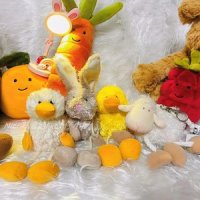 젤리캣 애착 인형 블라썸 어린이 선물 Jellycat 봉제인형 출산 백일 영국 홑토끼 오리 병아리 발성음악 뽀글이 키홀더