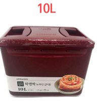 총각김치 보관 작은 김치통 락앤락 김치통 10리터 직사각 파김치통