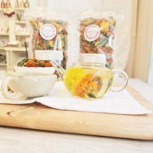 꽃차시대 메리골드꽃차&스테비아 허브차