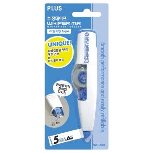 플러스 수정테이프 5mmX6m WH-605