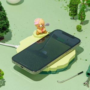 카카오프렌즈 홀인원 피규어 고속 무선 충전패드 (춘식이)