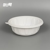 195파이소 미니탕용기 JH 200세트 화이트 PP 일회용 냉면 칼국수 우동 배달