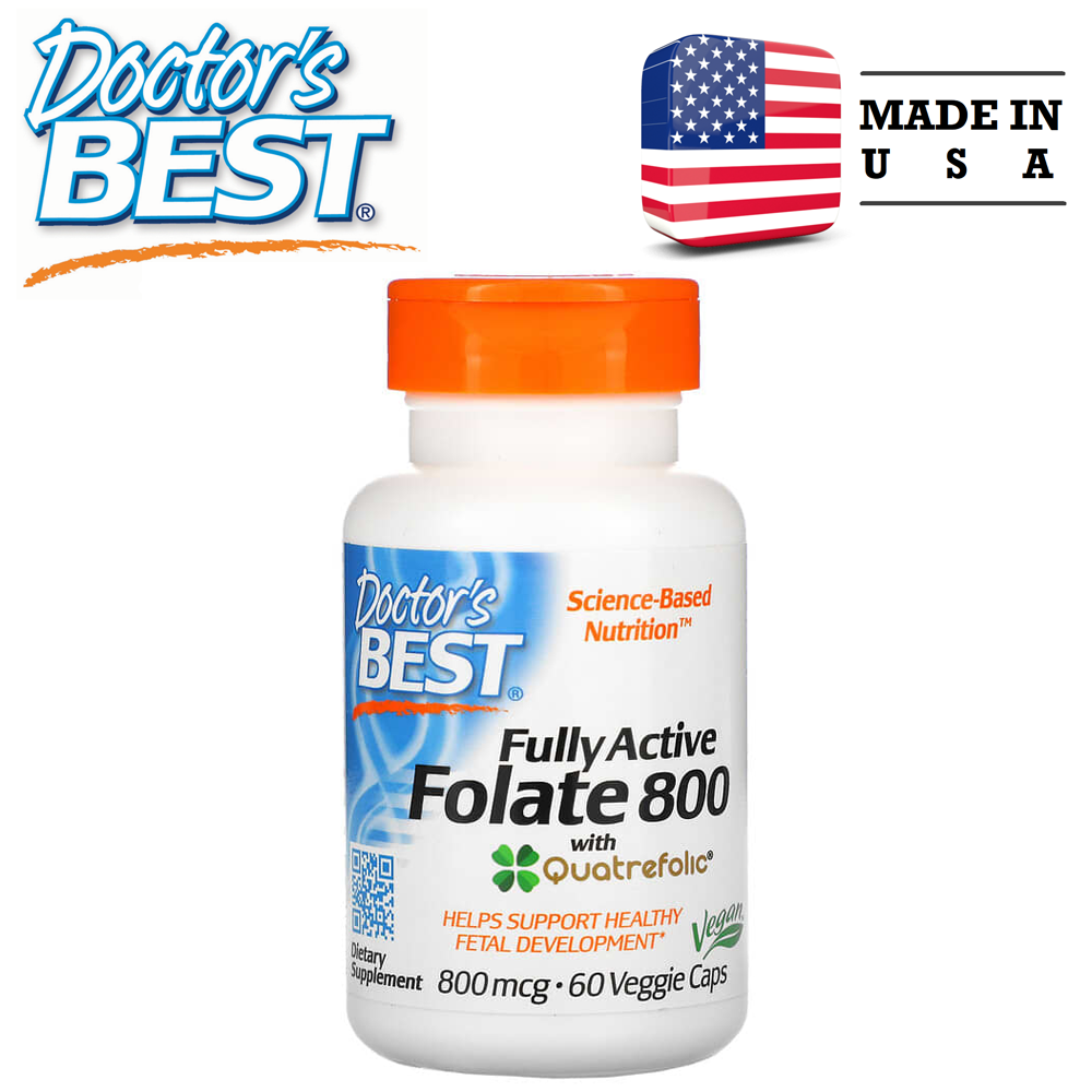 닥터스베스트 <b>완전 활성 엽산 800</b> 800mcg 60정