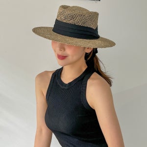 스트로 보터햇 파나마 라파아햇 커플 바캉스 모자 밀짚 페도라 플로피