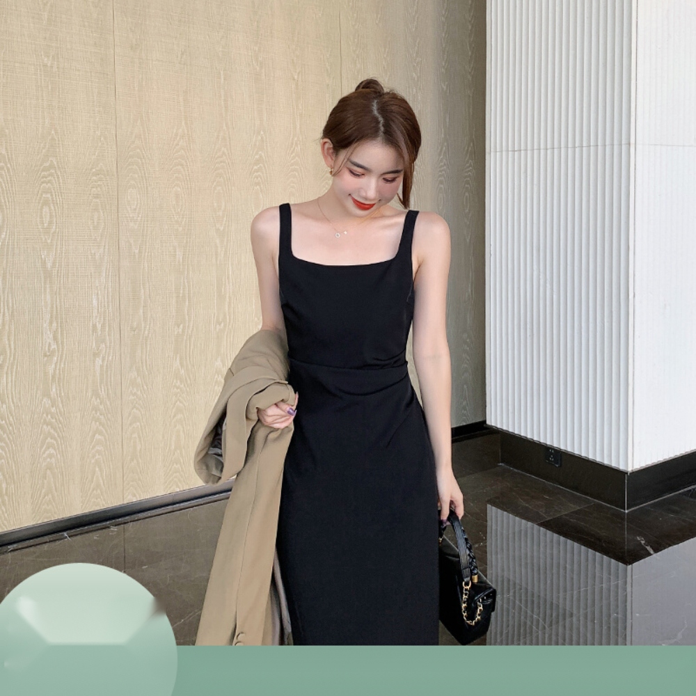 예쁜 나시 원피스 여성 여름 롱 치마 순수 키작녀 20 30 40대 스커트 A라인 민소매