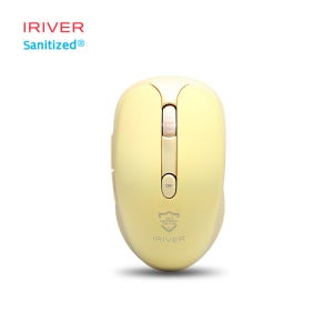 아이리버 항균 무소음 무선 마우스 MEDIC-WM5 사무용 가정용 크림레몬