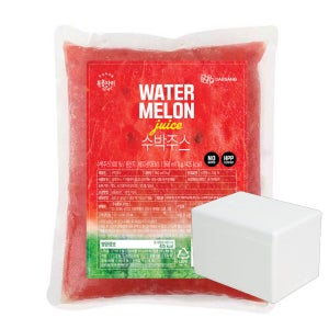 대상 복음자리 수박주스 1kg 냉동 과일 땡모반 음료