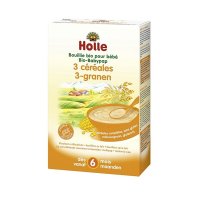 HOLLE 홀레 오트밀 시리얼 이유식 6개월 250g 4개 Baby porridge with 3 cereals