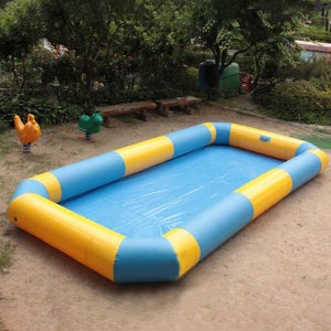 에어안전수영장 대형 물놀이 가족풀장 4M+캐노피2개