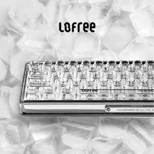 로프리 Lofree 1% ICE 투명 듀얼 모드 기계식 키보드