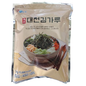 청푸른 대천김 조미 김가루1kg 대용량 김가루