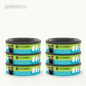 [정기구독] 펫토리아 리터락커 전용 에어씰 배변 쓰레기통 리필봉투 x 6개