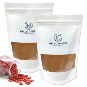 헬로우그린 청양 구기자 분말 가루 600gX2(팩) 총1.2kg