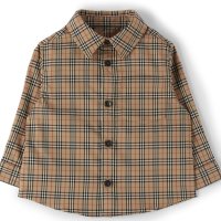 버버리 유아 베이비 베이지 체크 셔츠 BURBERRY Baby Beige Check Shirt