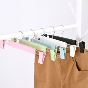 아워리빙 파스텔 논슬립 집게 치마 바지걸이 20개
