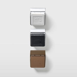 ZC-C81 쿠스코 1구 코너 가구부착콘센트 모서리 노출형 욕실장 주방 싱크대 화장실 선반