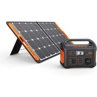 재커리 캠핑용 파워뱅크 518Wh 및 100W 태양광패널 세트, 230V 콘센트