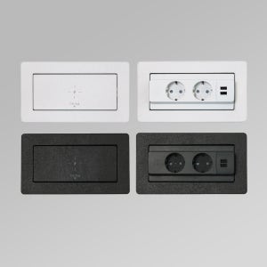 ZC-FM2+ 더틀 무선충전 회전콘센트 빌트인콘센트