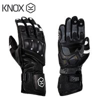 KNOX 녹스 울튼 글러브 블랙/화이트 OULTON MEN’S LEATHER GLOVE BLACK/WHITE