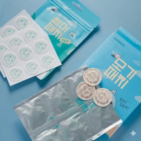 모기패치 썸머 유아 아기 밴드 썸머때치 1팩+모기때치 1박스 물렸을때