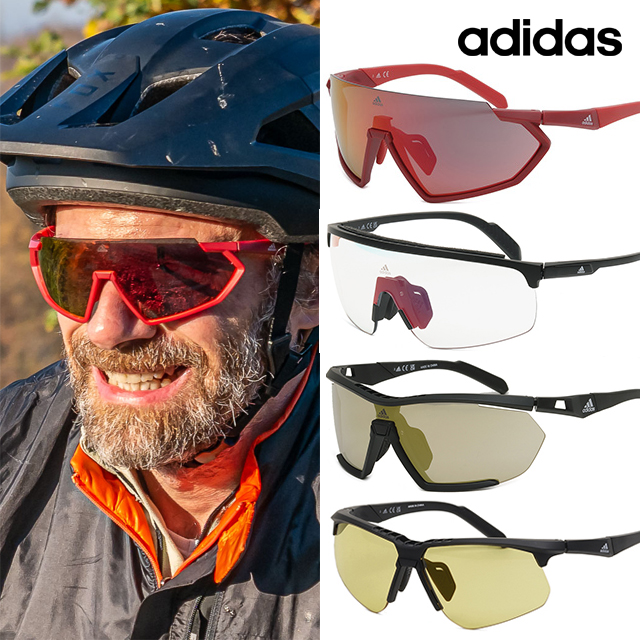아디다스 선글라스 스포츠 고글 라이딩 렌즈교체형 변색 편광렌즈 러닝 트레킹