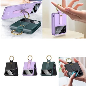 Z플립3 안전고리형 케이스 거치대 보호필름커버