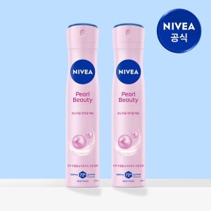 니베아 데오드란트 스프레이 펄 뷰티 200ml, 2개
