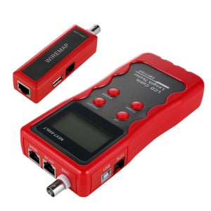 멀티랜테스터기 RJ45 RJ11 BNC USB 배선 케이블 길이 전화선 디지털음성 영상