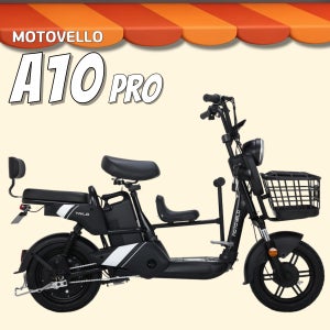 모토벨로 A10프로 전동 3인승 전기스쿠터 통학 등하원용 48V 20Ah