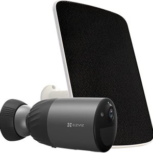 무선CCTV 홈캠 충전식 HD IP카메라+태양광 패널 자가설치 EZVIZ [CS-BC1C]