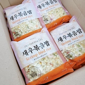 한우물 새우볶음밥 1박스 (300g x 30개입) 국내가공 밀키트 간편조리
