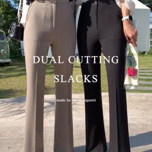 [삐뽕언니] (B-MADE/우주편한)여름 양절개 부츠컷슬랙스(5color)