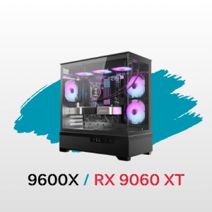 AMD 9600X RX 9060XT 게이밍 조립PC 데스크탑