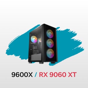 AMD 9600X RX9060XT 게이밍 조립PC 데스크탑