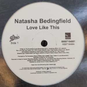 Natasha Bedingfield & Sean Kingston – Love Like This 12’ LP