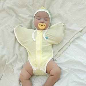 스칸디맘 스와들 하프 코튼 밤부 메쉬 신생아 속싸개 나비잠