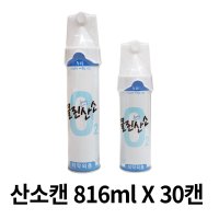 휴대용 산소캔 816ml 30캔 대용량 의료용 가정용 산소통 강아지 고양이 산소호흡기