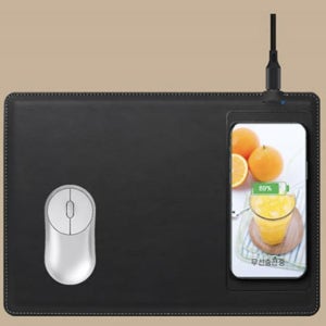 무선 고속 충전 마우스패드 국내생산 9V 케이블포함 논슬립 마우스패드일체형