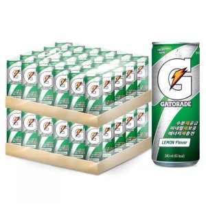 게토레이 레몬 240ml x 30 x 2팩 스포츠 음료 수분 보충 미네랄 전해질 보충