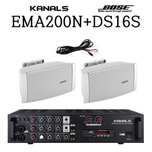 매장용앰프 보스스피커 EMA200N DS16S 2통 BOSE 브라켓포함