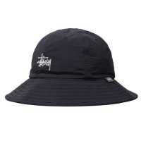 [국내배송] 스투시 리버시블 나일론 트레일 버킷햇 블랙 Stussy Reversible