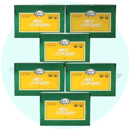 <b>세모</b>스쿠알렌 2g 60캡슐 6곽