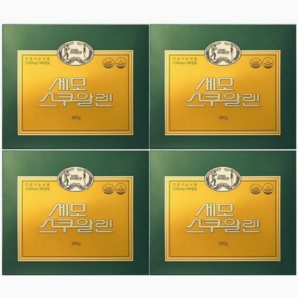 <b>세모</b>스쿠알렌 2g 180캡슐 4곽