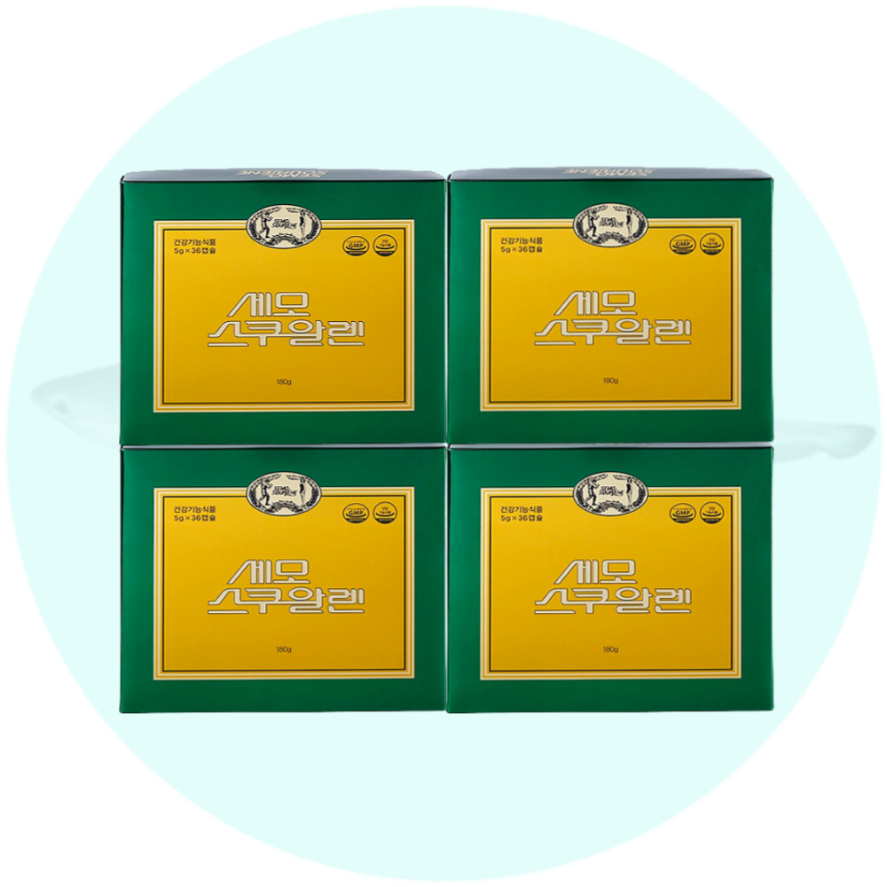 <b>세모</b>스쿠알렌 5g 36캡슐 4곽