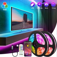 TV 모니터 LED 조명 백라이트 블루투스 rgb 스트립 빛 테이프 다이오드 리본 룸 네온 램프