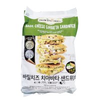 트레이더스 밀크앤허니 바질치즈 치아바타 780G 샌드위치 아이스박스포장