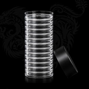 은화 보관 캡슐링 투명 대형 보관통 내경 (49mm 높이 12cm) 수집용품