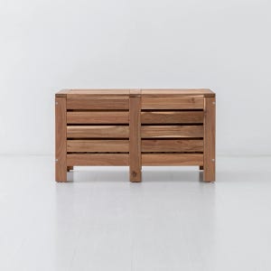 TANG 원목수납벤치 아카시아 내추럴 6178.0692